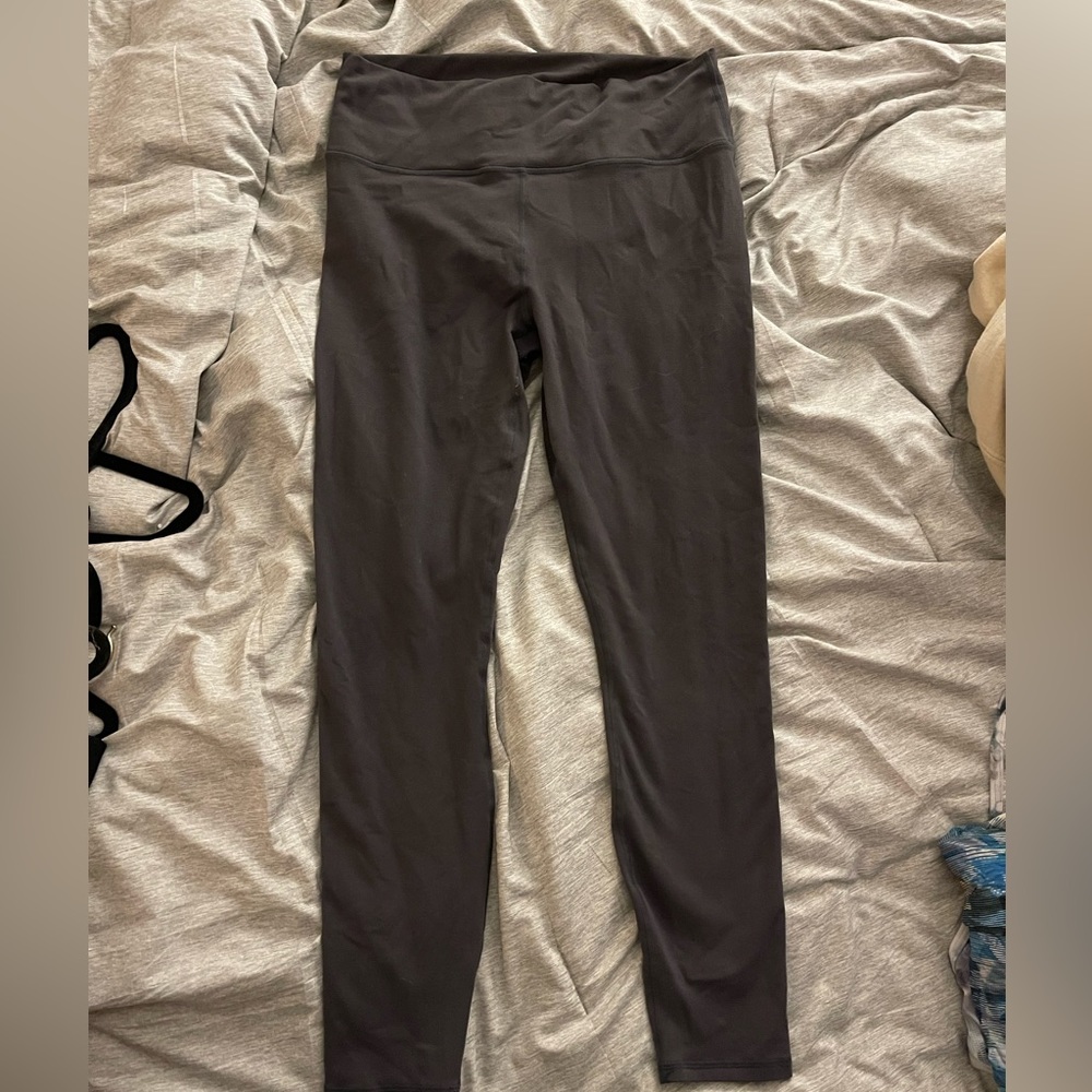 fabletics power hold leggings - grey size L